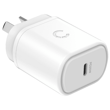 Cygnett 20W USB-C PD AC Wall Charger for iPhone and iPad - White